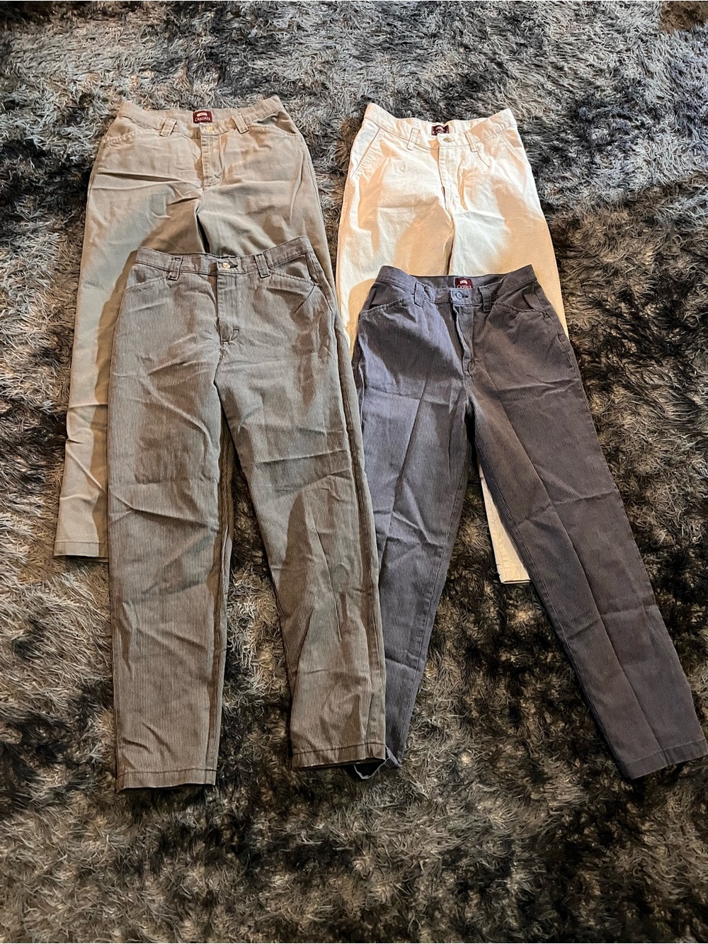 Riders by Lee Women's Chino Pants in Cream, Tan, Gray, and Brown